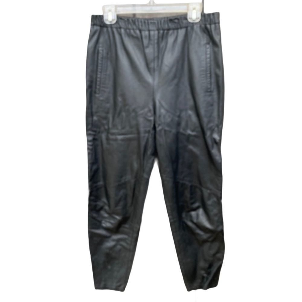 Vintage Leather Jogging Pants